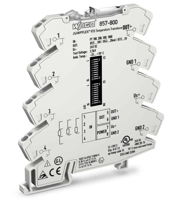 Bộ chuyển đổi tín hiệu nhiệt độ wago 857-800